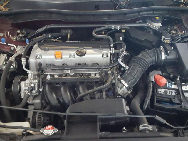 1HGCP2F8XCA132457 - 2012 HONDA ACCORD EXL Tünd qırmızı foto 7