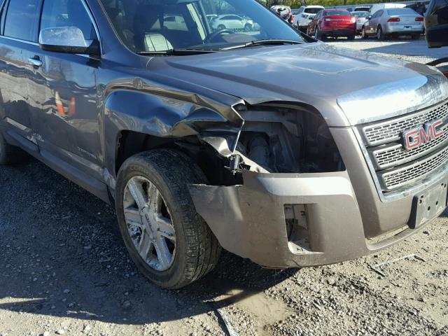 2CTFLXEC8B6342565 - 2011 GMC TERRAIN SL BROWN photo 9