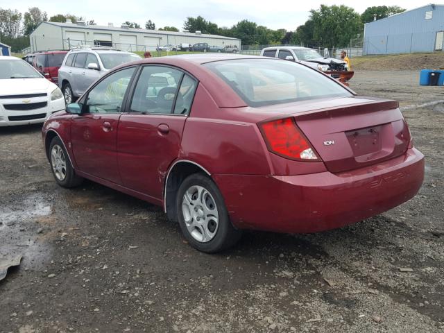1G8AJ52F64Z194979 - 2004 SATURN ION LEVEL RED photo 3