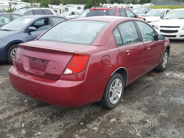 1G8AJ52F64Z194979 - 2004 SATURN ION LEVEL RED photo 4