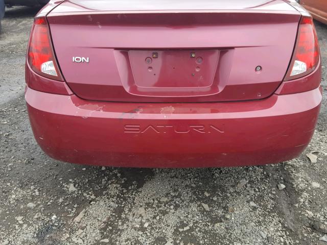 1G8AJ52F64Z194979 - 2004 SATURN ION LEVEL RED photo 9