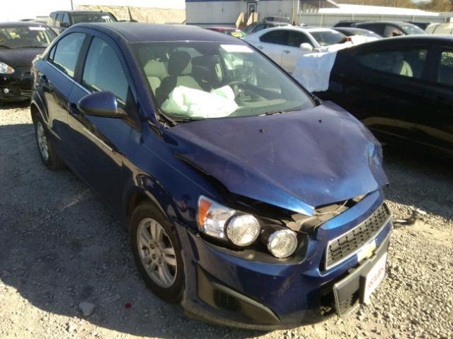 1G1JC5SH6D4221301 - 2013 CHEVROLET SONIC LT BLUE photo 1