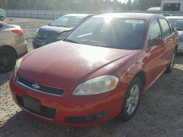 2G1WG5EK5B1135312 - 2011 CHEVROLET IMPALA LT RED photo 2