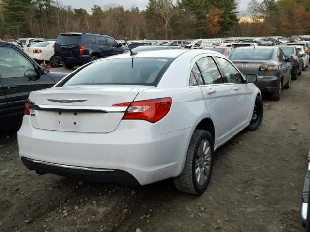 1C3CCBAG0CN256503 - 2012 CHRYSLER 200 LX WHITE photo 4