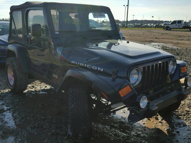 1J4FA69SX6P708202 - 2006 JEEP WRANGLER / BLUE photo 1