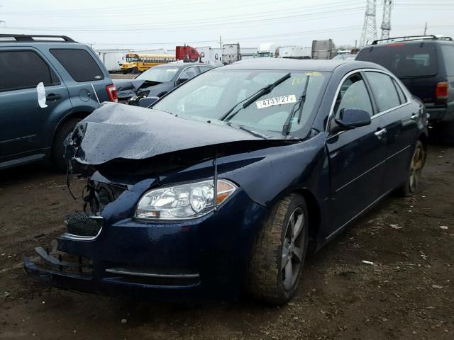 1G1ZC5E00CF242477 - 2012 CHEVROLET MALIBU 1LT BLUE photo 2