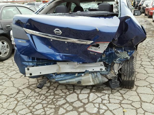 3N1AB7AP5GY331730 - 2016 NISSAN SENTRA S BLUE photo 9