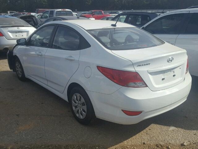 KMHCT4AE9FU931745 - 2015 HYUNDAI ACCENT GLS WHITE photo 3