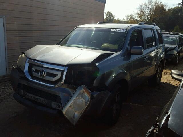 5FNYF38439B019151 - 2009 HONDA PILOT EX GRAY photo 2