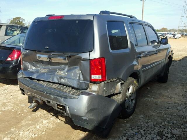 5FNYF38439B019151 - 2009 HONDA PILOT EX GRAY photo 4