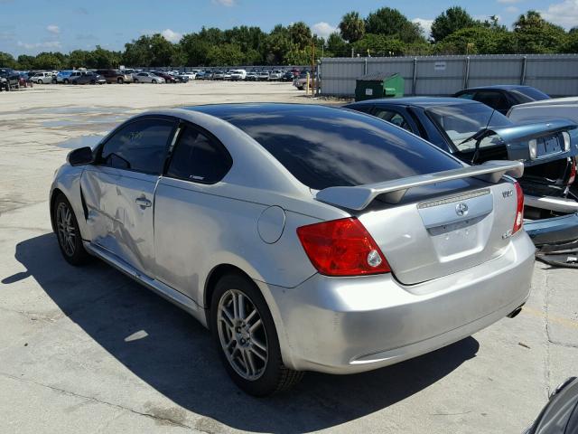 JTKDE177160126414 - 2006 TOYOTA SCION TC 银色 照片 3