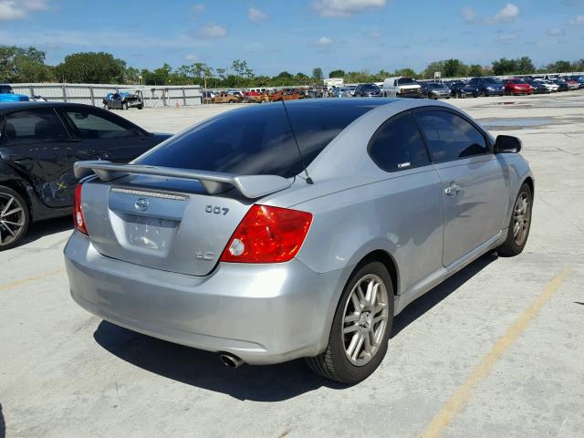 JTKDE177160126414 - 2006 TOYOTA SCION TC 银色 照片 4