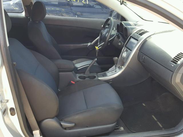 JTKDE177160126414 - 2006 TOYOTA SCION TC 银色 照片 5