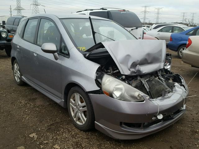 JHMGD38688S019858 - 2008 HONDA FIT SPORT GRAY photo 1