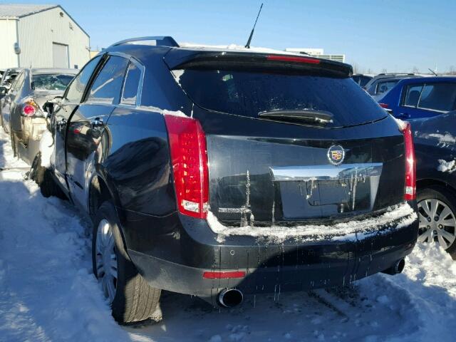 3GYFNDEY1AS531651 - 2010 CADILLAC SRX LUXURY BLACK photo 3