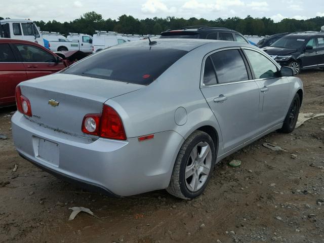 1G1ZA5E17BF213636 - 2011 CHEVROLET MALIBU LS ვერცხლისფერი ფოტო 4