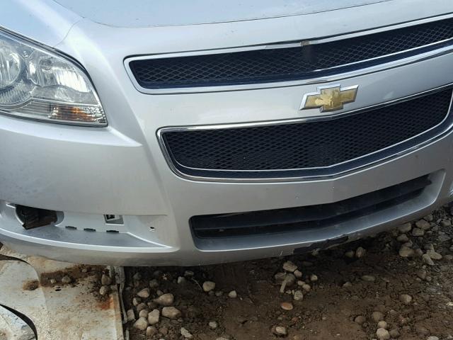 1G1ZA5E17BF213636 - 2011 CHEVROLET MALIBU LS ვერცხლისფერი ფოტო 9