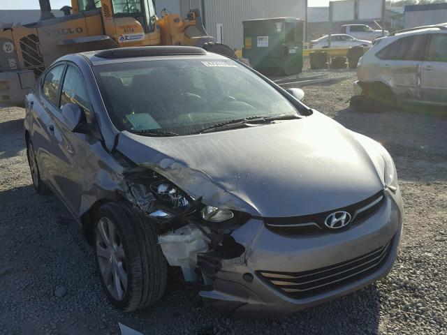 KMHDH4AE5CU362426 - 2012 HYUNDAI ELANTRA GL GRAY photo 1