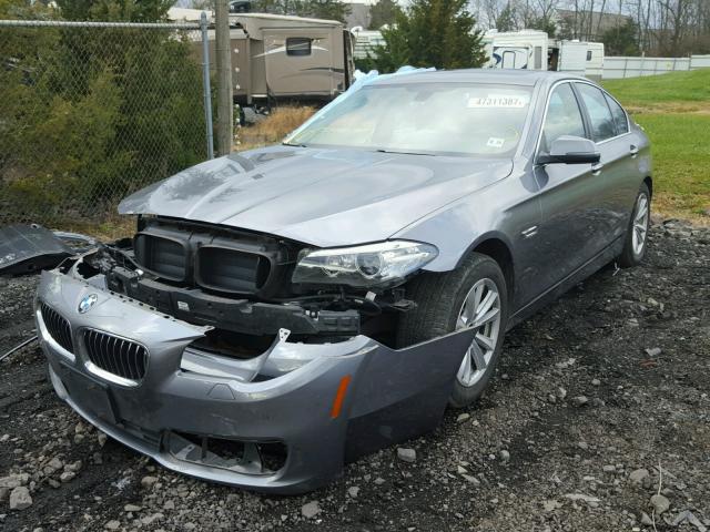 WBA5A7C5XED617793 - 2014 BMW 528 XI GRAY photo 2