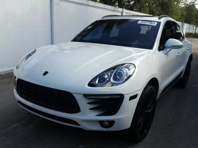 WP1AB2A55FLB66847 - 2015 PORSCHE MACAN S WHITE photo 2