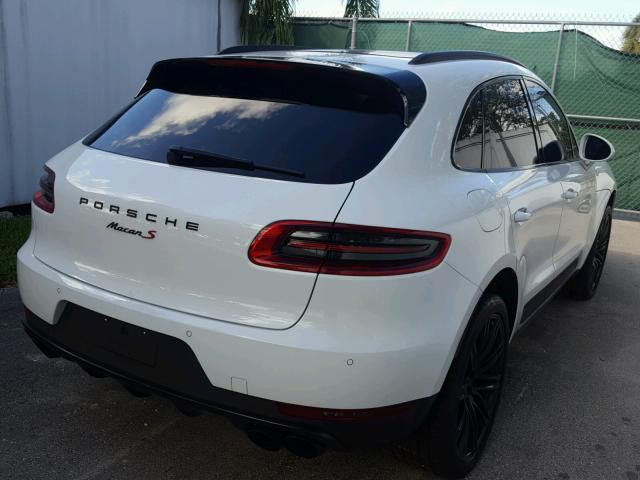 WP1AB2A55FLB66847 - 2015 PORSCHE MACAN S WHITE photo 4