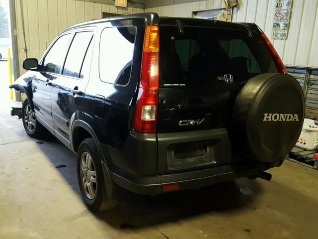 JHLRD78894C058100 - 2004 HONDA CR-V EX BLACK photo 3