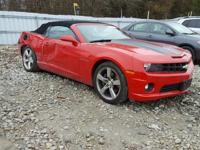 2G1FK3DJ3B9177510 - 2011 CHEVROLET CAMARO 2SS RED photo 1