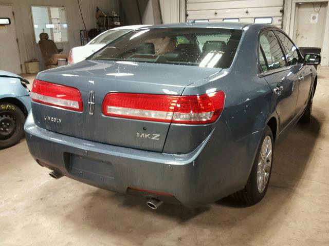 3LNHL2GC5CR825103 - 2012 LINCOLN MKZ ლურჯი ფოტო 4