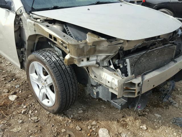 1G1ZA5EU7BF365149 - 2011 CHEVROLET MALIBU LS 金色 照片 9