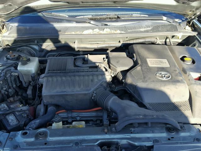 JTEDW21A070018135 - 2007 TOYOTA HIGHLANDER GREEN photo 7