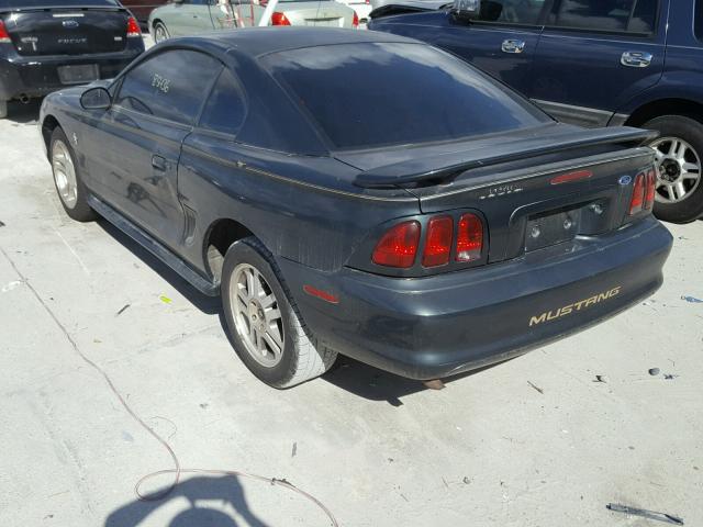 1FAFP4041WF124161 - 1998 FORD MUSTANG BLUE photo 3