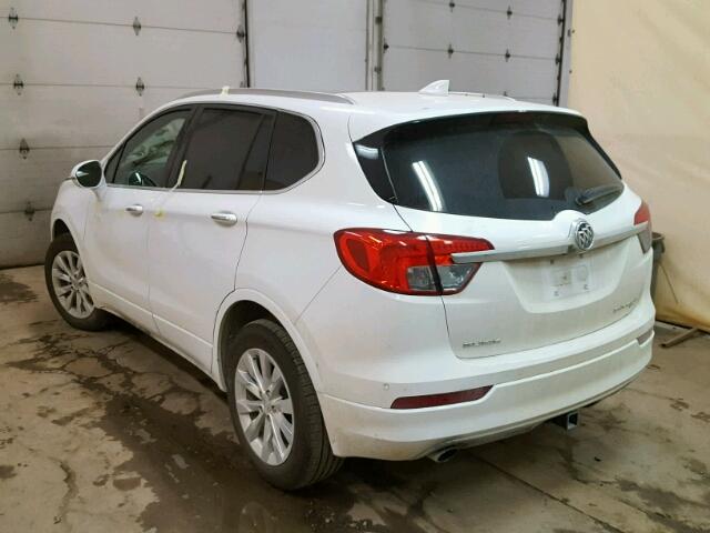 LRBFX2SA7JD017359 - 2018 BUICK ENVISION E WHITE photo 3