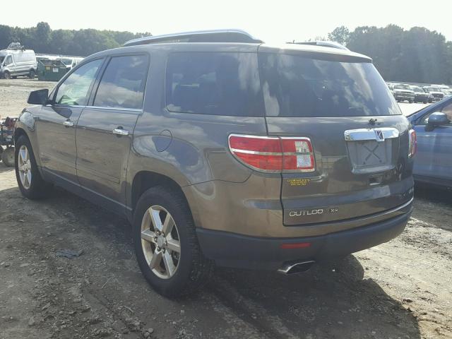 5GZEV337X7J150704 - 2007 SATURN OUTLOOK SP ყავისფერი ფოტო 3