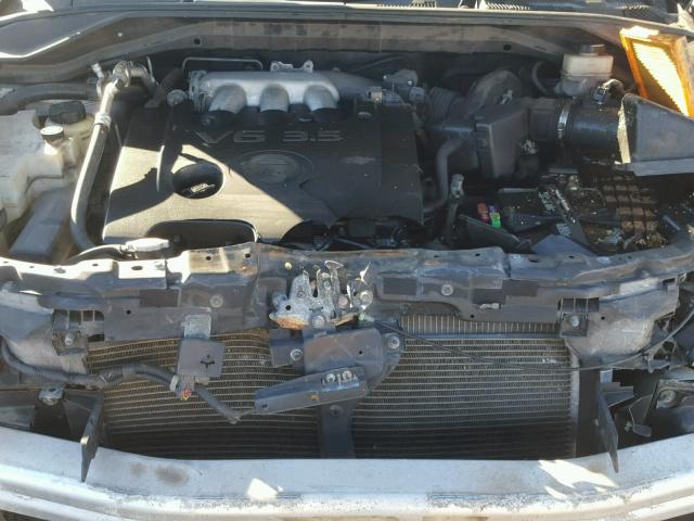 JN8AZ08W85W438292 - 2005 NISSAN MURANO SL SILVER photo 7