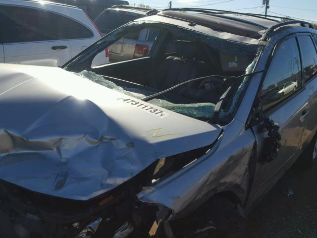 JN8AZ08W85W438292 - 2005 NISSAN MURANO SL SILVER photo 9