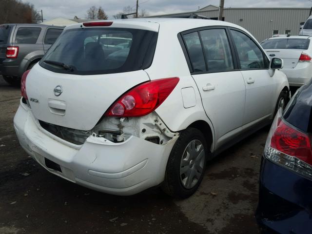 3N1BC1CP8BL453662 - 2011 NISSAN VERSA S WHITE photo 4