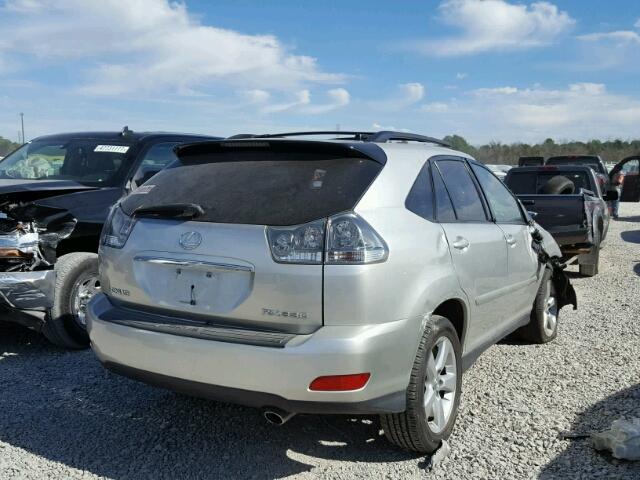 JTJGA31U740032798 - 2004 LEXUS RX 330 SILVER photo 4