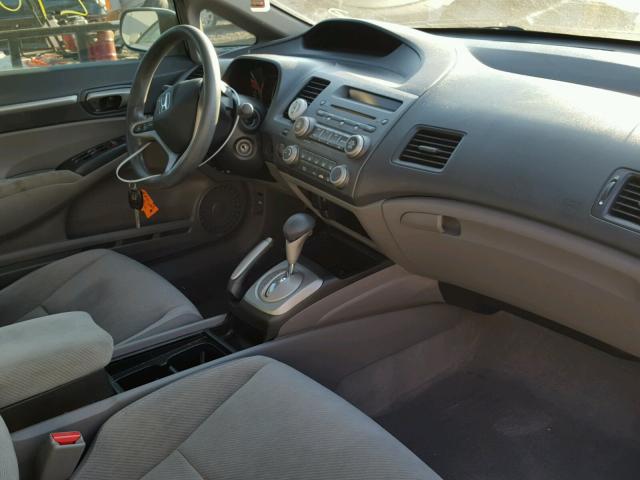 2HGFA16859H530727 - 2009 HONDA CIVIC EX GRAY photo 8