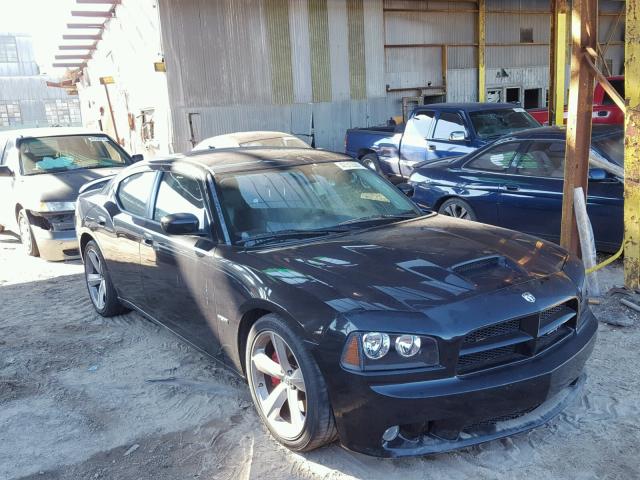 2B3KA73W38H107664 - 2008 DODGE CHARGER SR BLACK photo 1