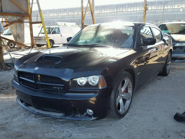 2B3KA73W38H107664 - 2008 DODGE CHARGER SR BLACK photo 2