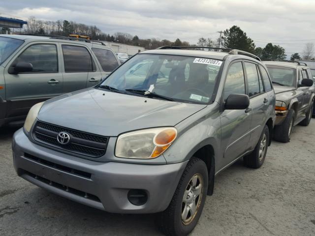 JTEHD20V140012786 - 2004 TOYOTA RAV4 GRAY photo 2