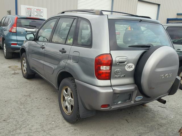 JTEHD20V140012786 - 2004 TOYOTA RAV4 GRAY photo 3