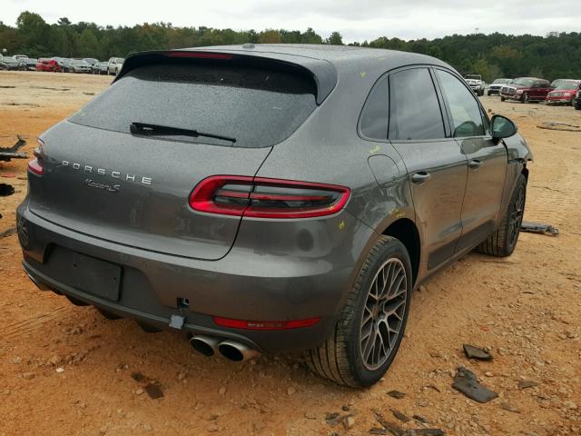 WP1AB2A51JLB35104 - 2018 PORSCHE MACAN S GRAY photo 4