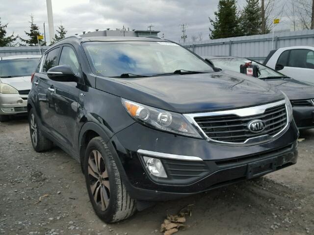 KNDPCCA24D7536180 - 2013 KIA SPORTAGE E BLACK photo 1