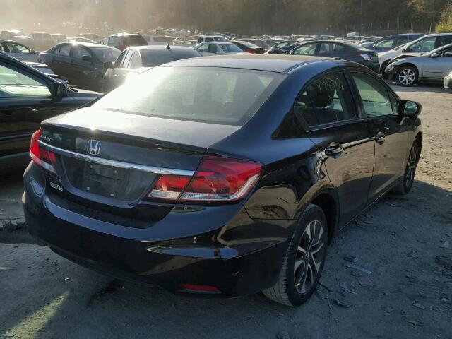 19XFB2F85FE230615 - 2015 HONDA CIVIC EX შავი ფოტო 4