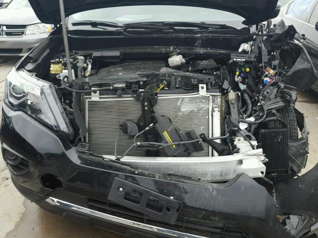 5N1DR2MN8HC699456 - 2017 NISSAN PATHFINDER BLACK photo 7