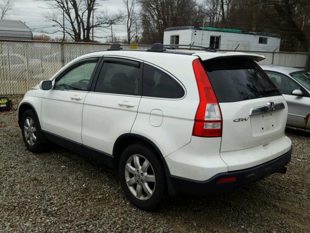 JHLRE48798C014865 - 2008 HONDA CR-V EXL WHITE photo 3