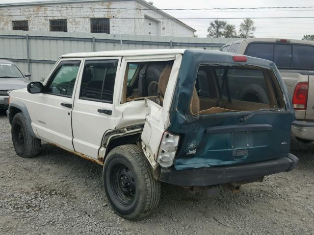 1J4FF28S3XL569888 - 1999 JEEP CHEROKEE S WHITE photo 3