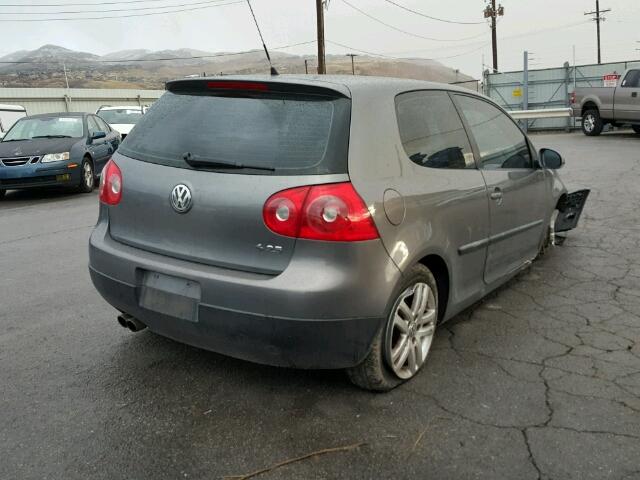 WVWBA71K49W093338 - 2009 VOLKSWAGEN RABBIT GRAY photo 4