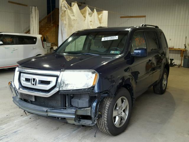 5FNYF4H46BB067576 - 2011 HONDA PILOT EX GREEN photo 2